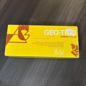 Geo-Trig Summary Cards Vis-Ed Geometry Trigonometry Review Cards
